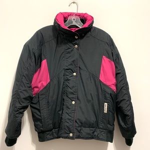 Silverleaf Winter Snow Ski Bomber Puff Funnel Neck Jacket